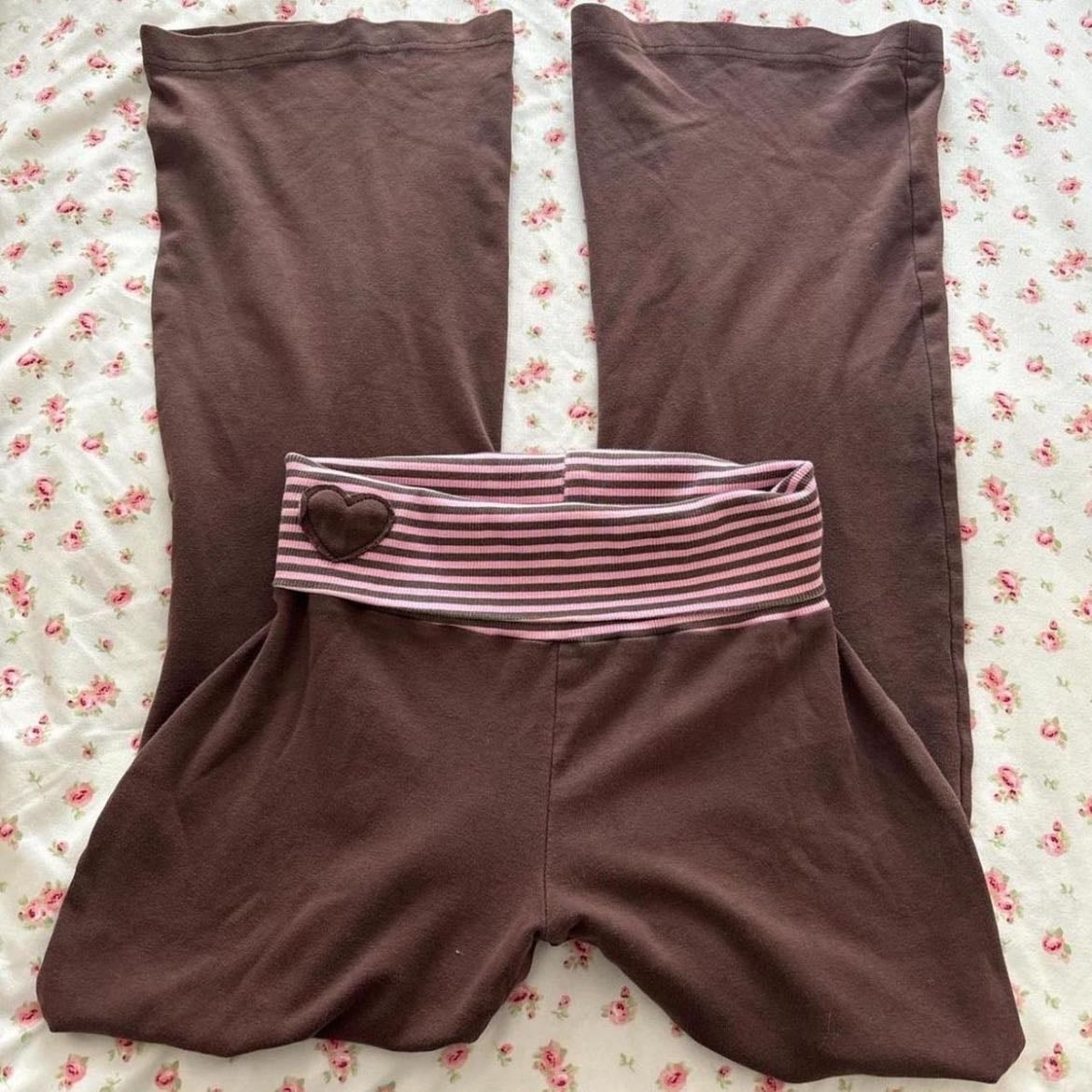 Fold over yoga pants