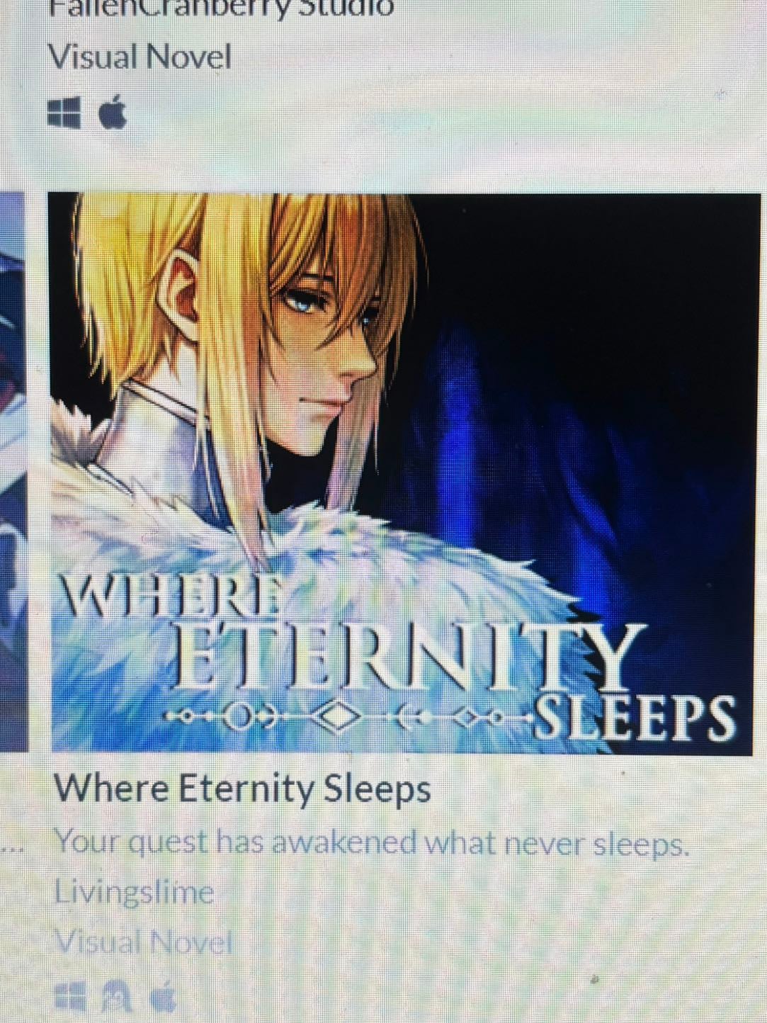 where eternity sleeps