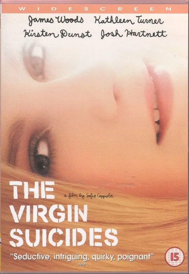 the virgin suicides DVD - romance/thriller