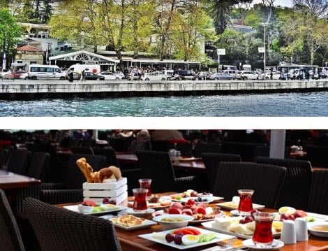 Emirgan Sütiş - Turkish breakfast nice view