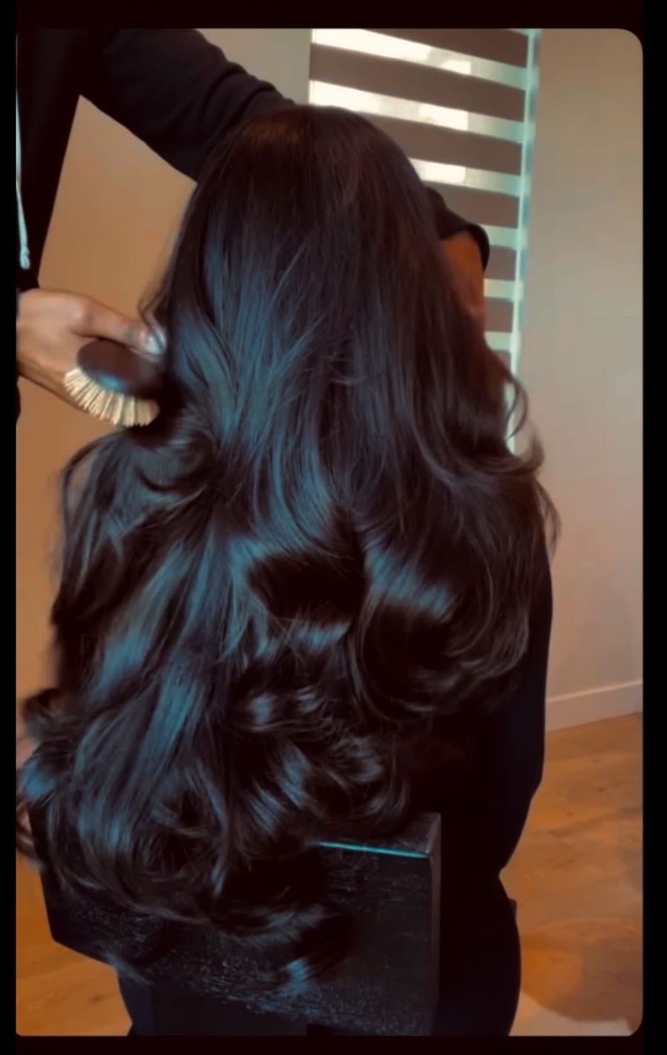 Cheveux brillant