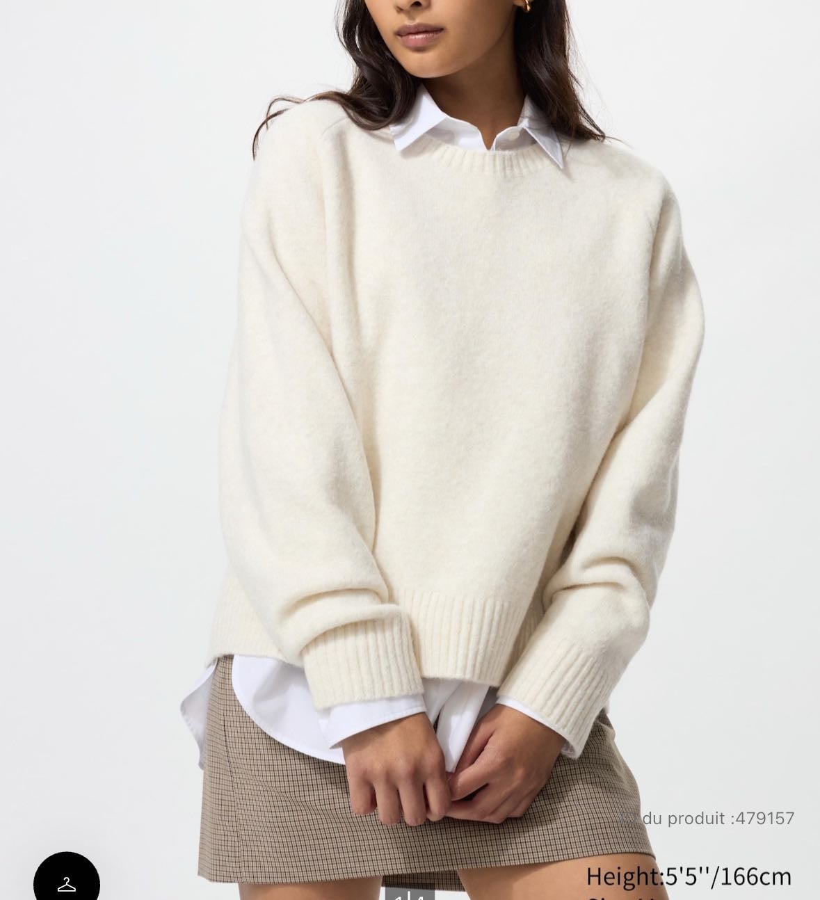 Pull en maille soufflé - 39,90€