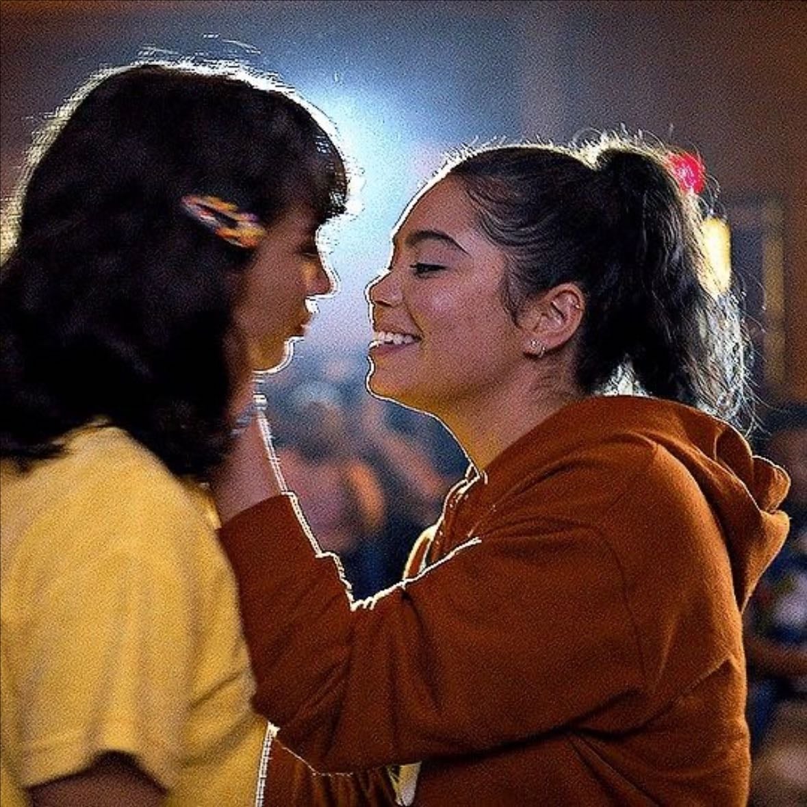 paige + aj - it took me so long to actually watch this movie but it was super cutie. i love these stupid art nerds. also, i loved girl meets world as a kid so to see rowan blanchard playing an awkward lesbian is so magical!!