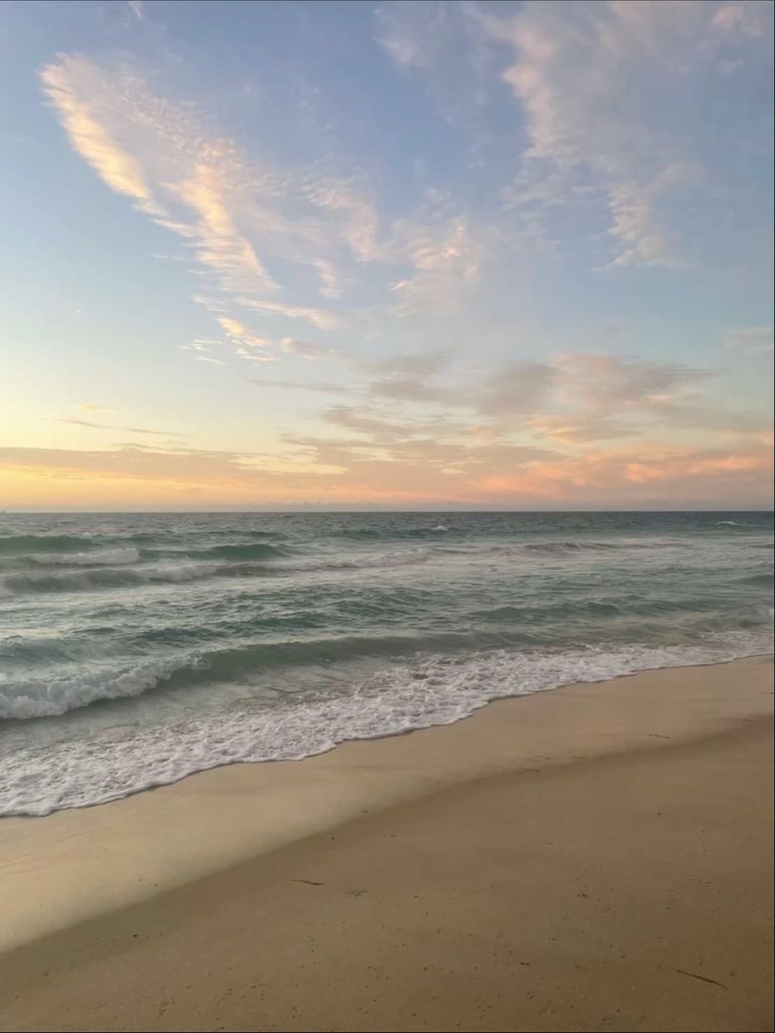 the beach