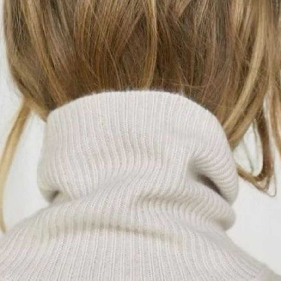 Hair under the sweater