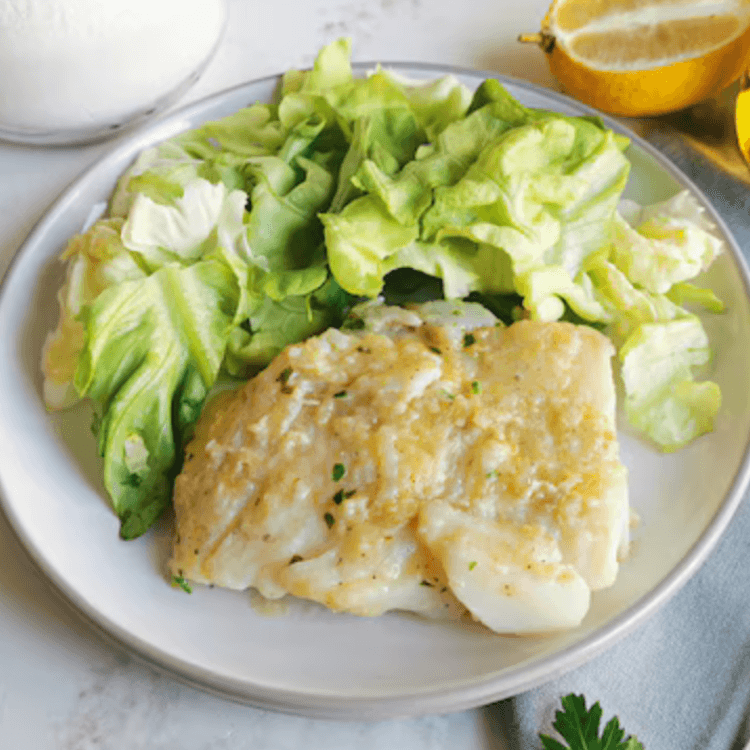 Merluzzo in padella (con variante al pomodoro) - Se in padella accompagna con insalata