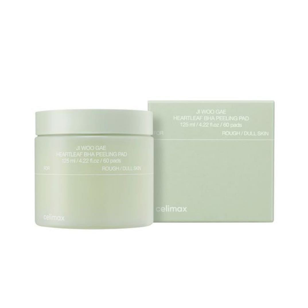 Celimax Pad Exfoliante JIWOOGAE Heartleaf BHA Peeling Pad