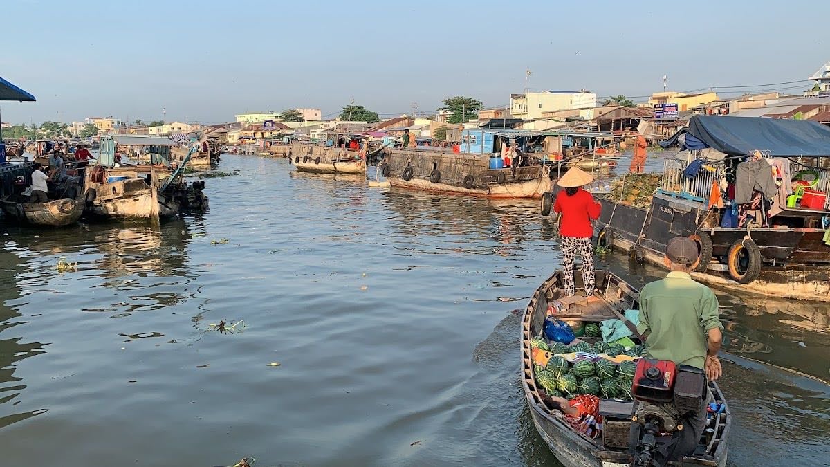 Chợ nổi Cái Răng - Marché
