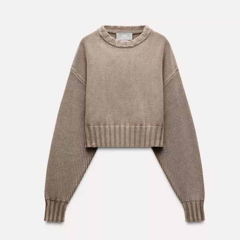 tricot estonado - Zara