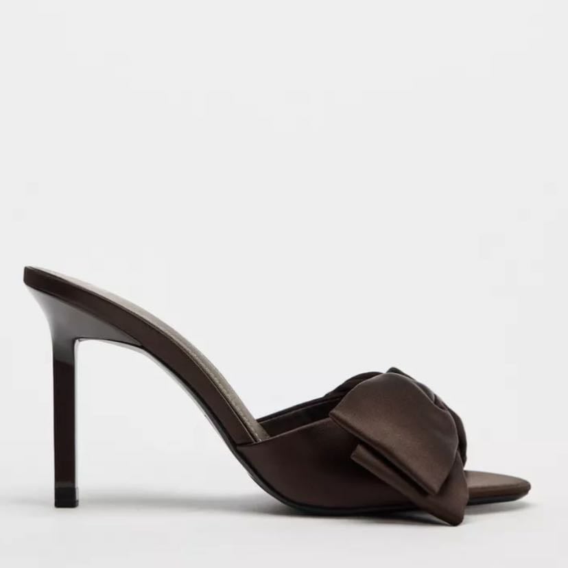 salto alto | mule laço - Zara