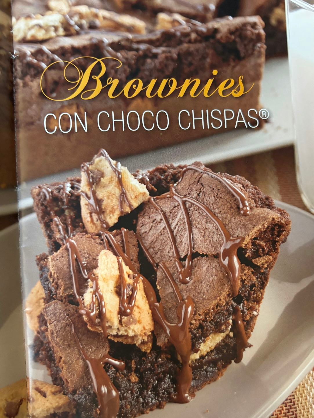 Brownies con choco chispas