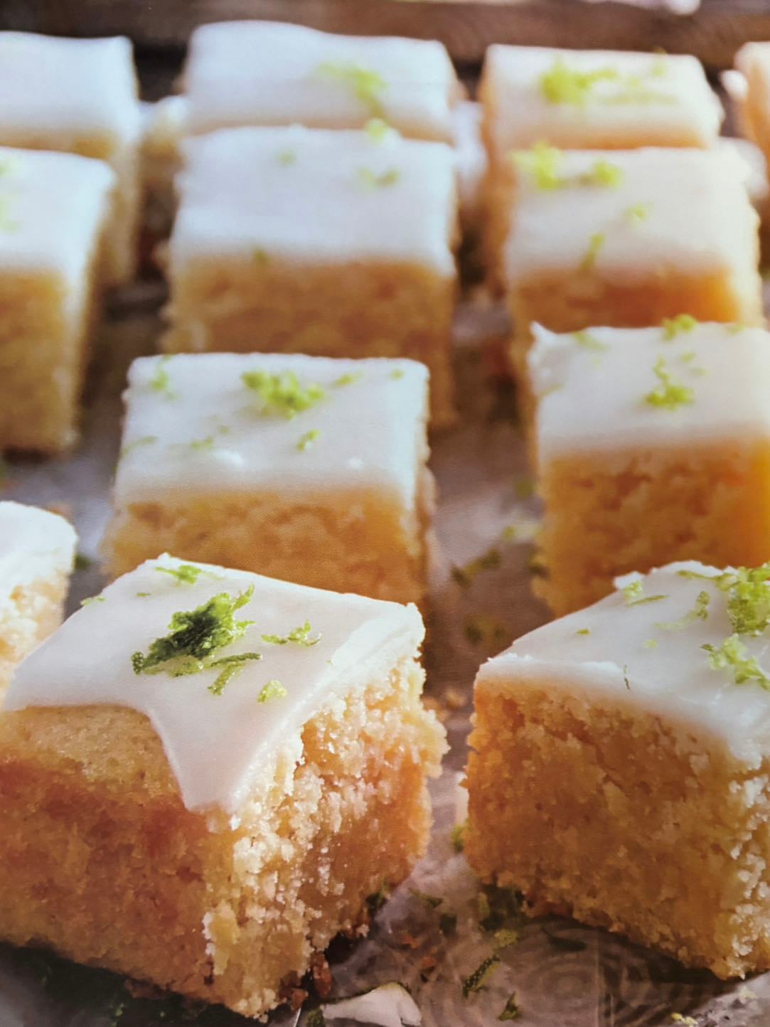 Brownies de limón