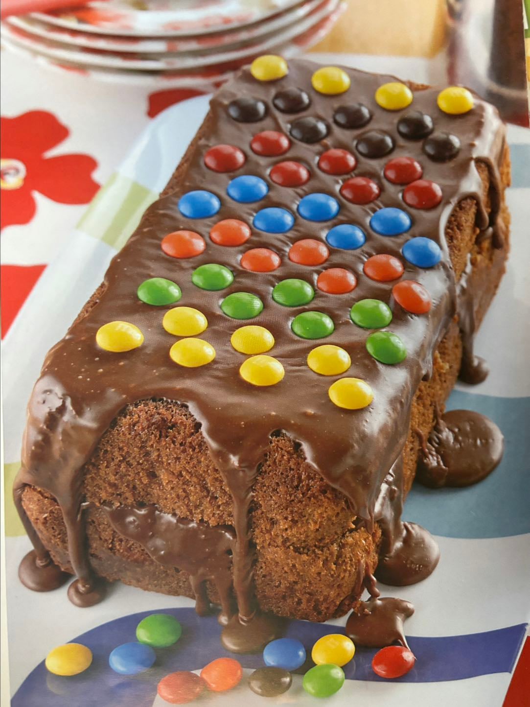Pastel de chocolate con marías