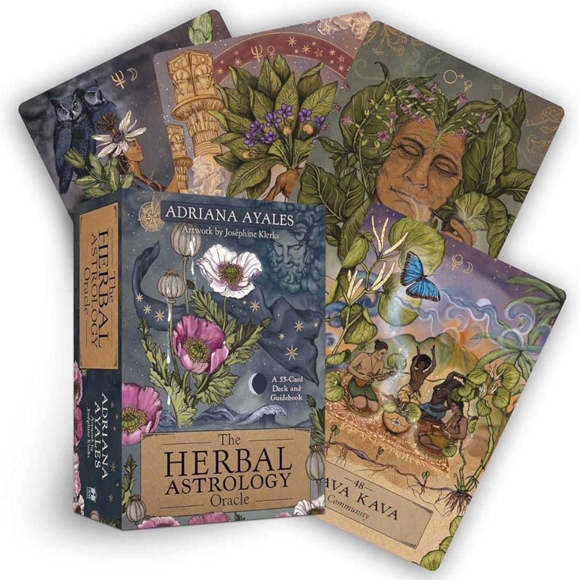 The Herbal Astrology Oracle: A 55-Card Deck and Guidebook - Adriana Ayales · 2022