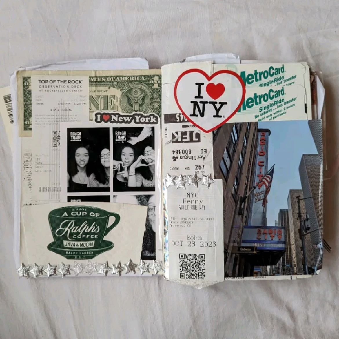 Travel journal - Viajes y aventuras: lugares que visitó, fotos, mapas, cosas que vio y tocó.