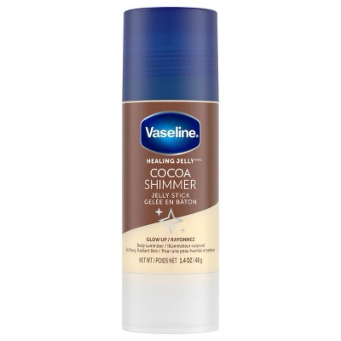 vaseline cocoa shimmer jelly stick