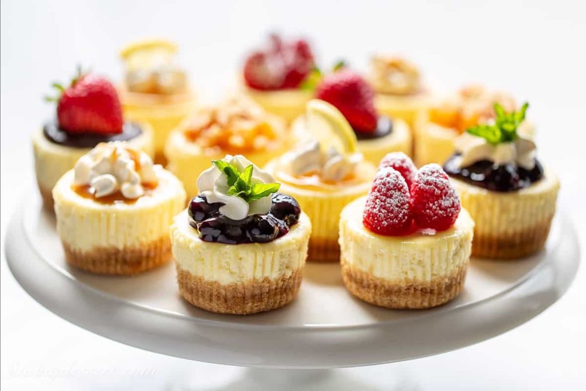 mini cheesecakes