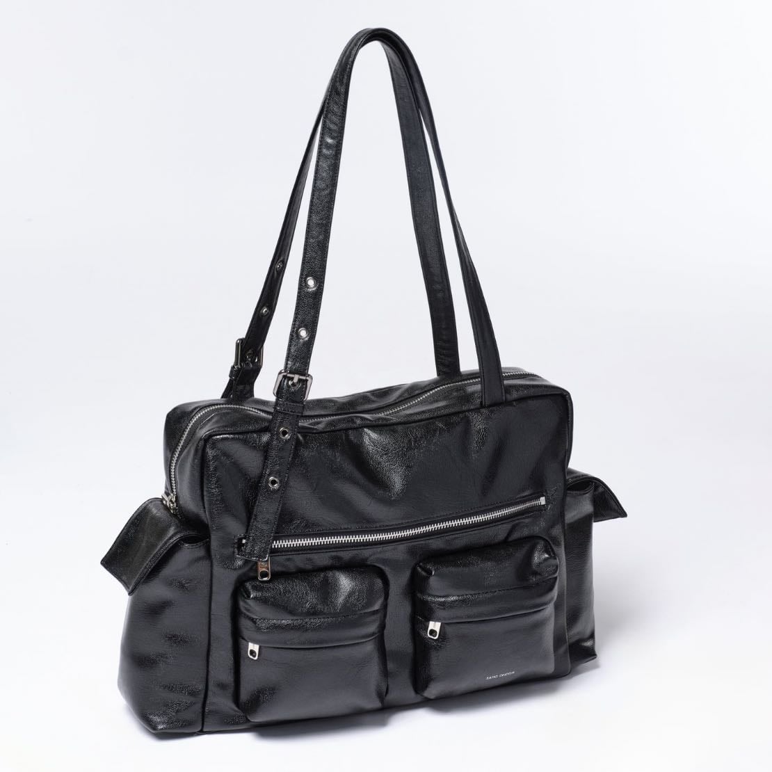 Samo Ondoh - L Utility bag - in Nappa black