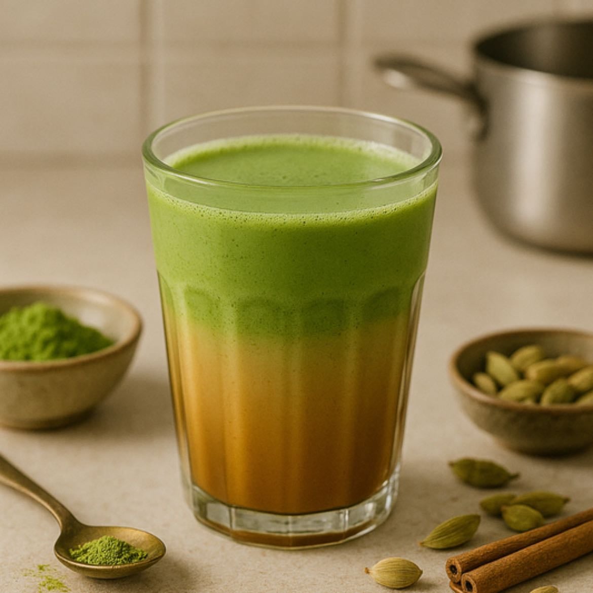 Honey Chai Matcha latter