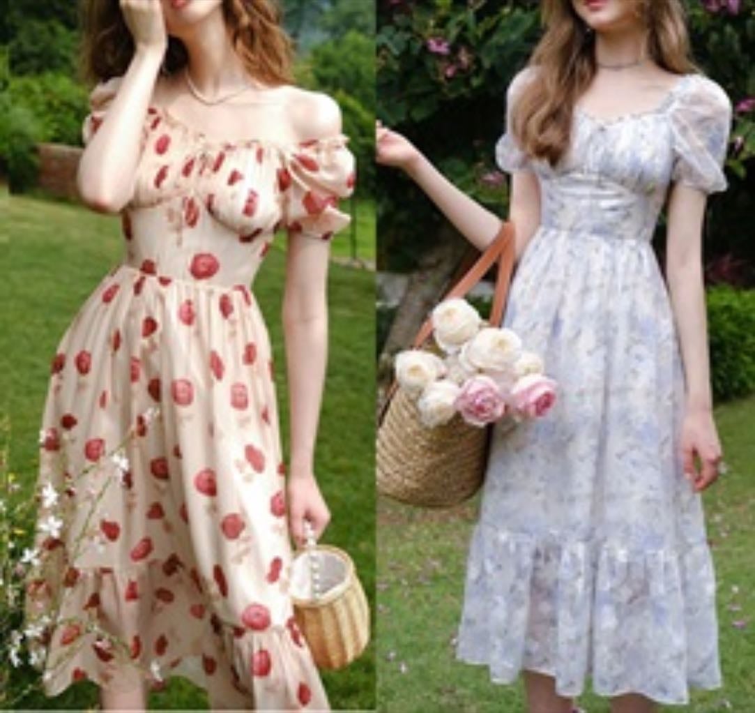Vestido ciganinha com pala diagonal com babado boho
