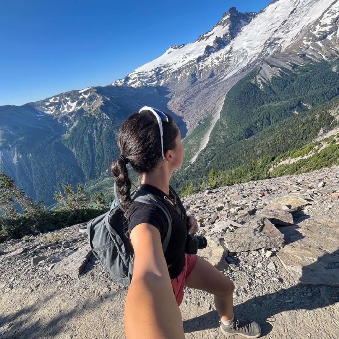 Solo hiking adventure