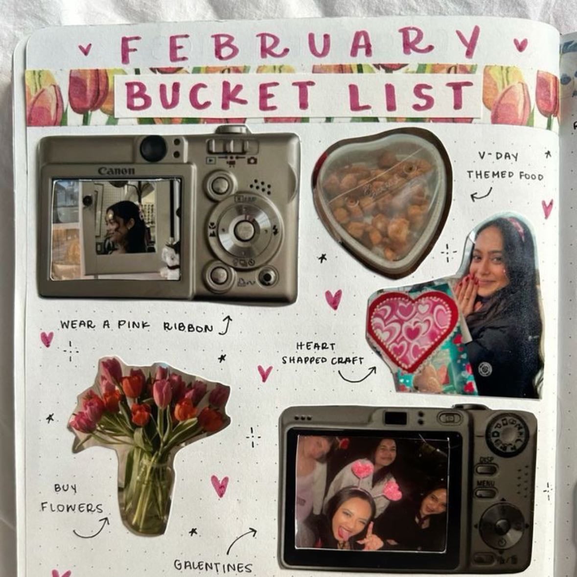 Page: month bucket list - ➤