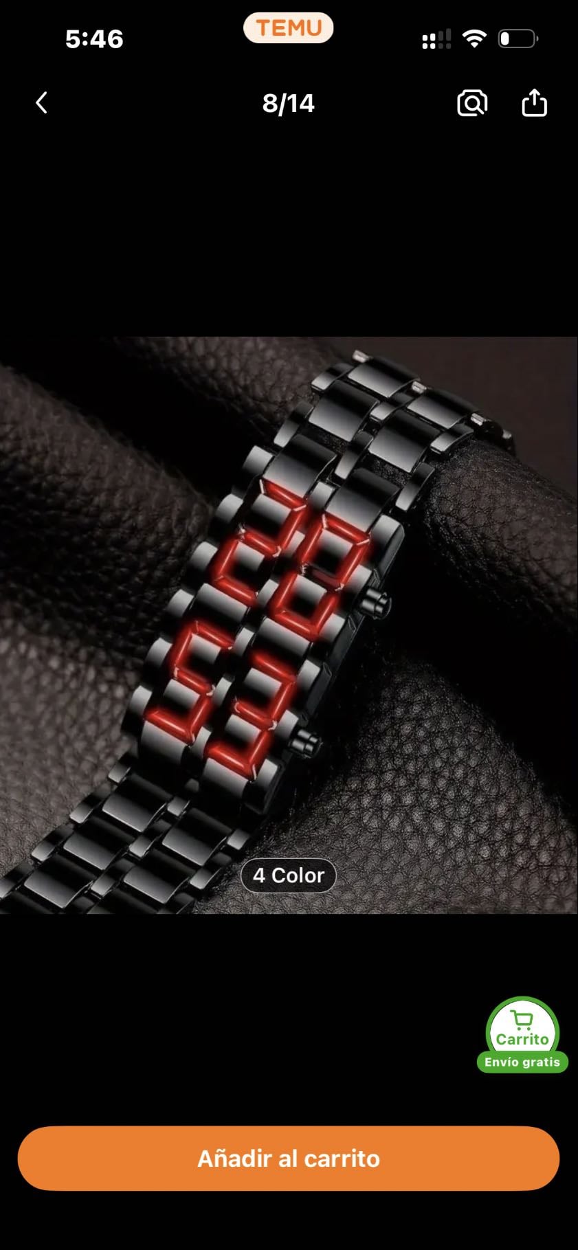 Reloj LED - $63.76