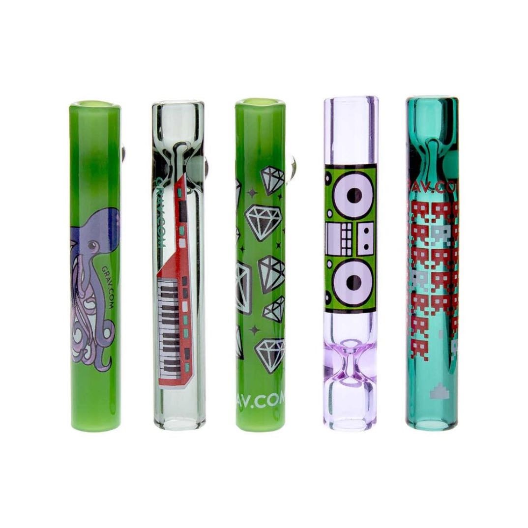 Grav Whimsical Taster 16MM - Taster con diseño de borosilicato de dieciocho milimetros