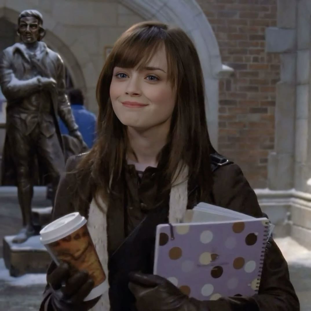 Rory - brunette blue eyes and study girlll