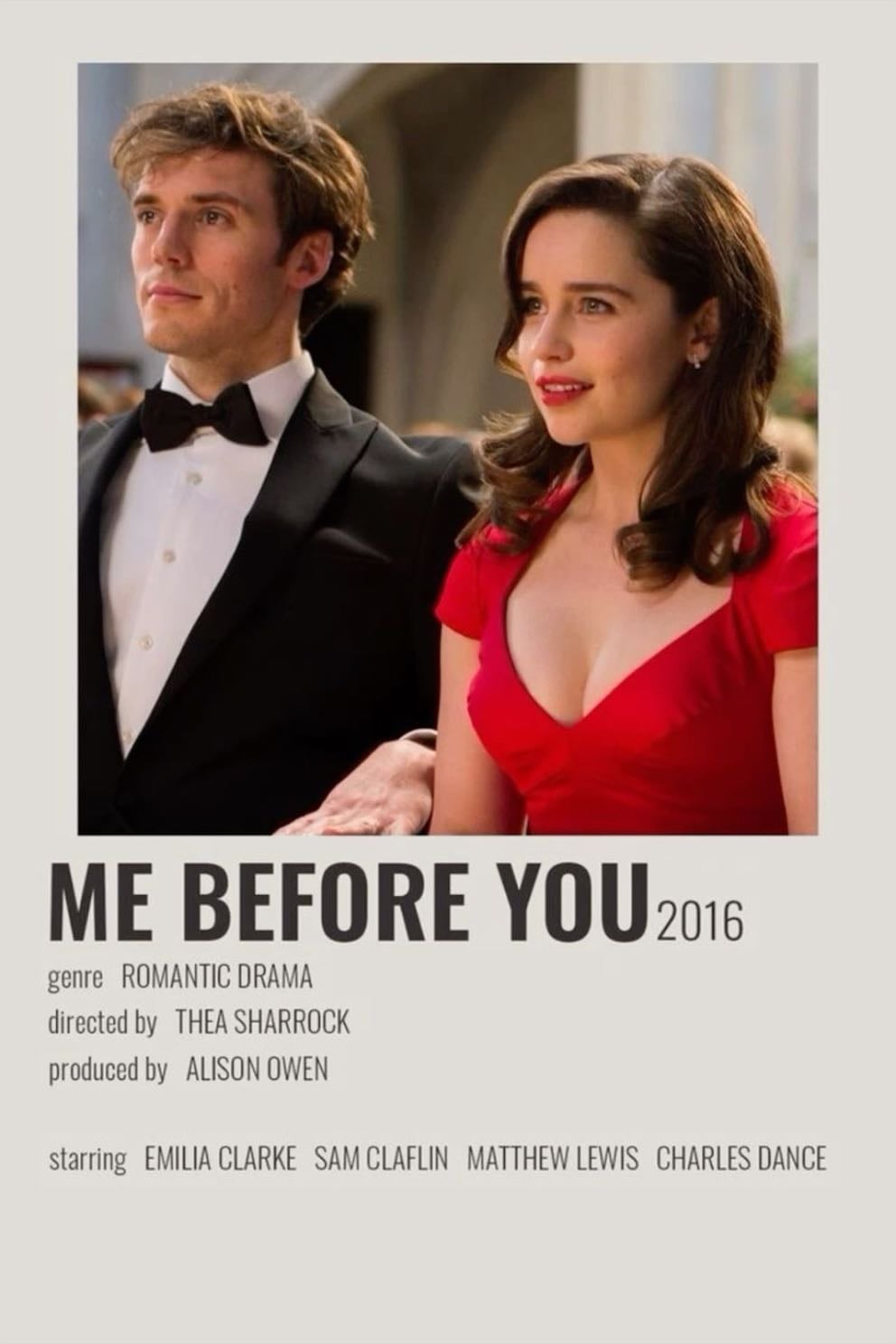 Yo Antes de Ti - Thea Sharrock · 2016
