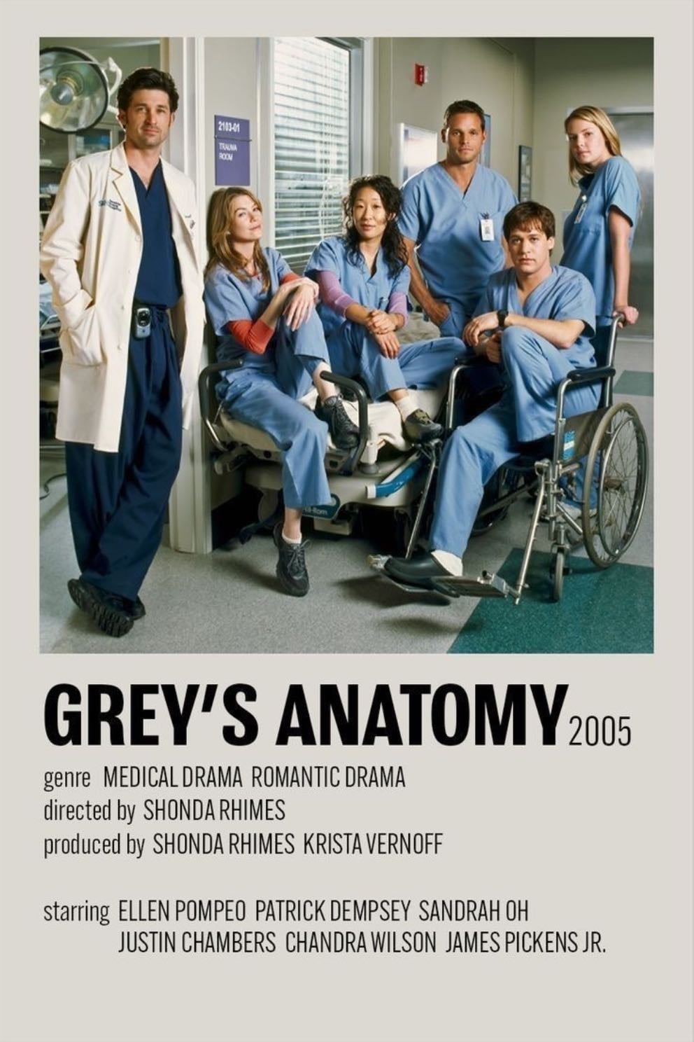 Anatomía según Grey - Shonda Rhimes · 2005