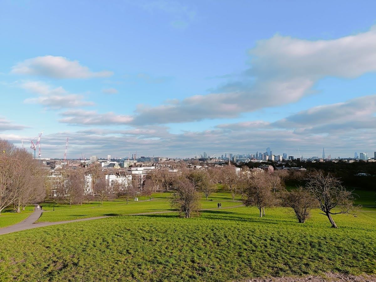 Primrose Hill - Es muy guay venir aquí si te apetece un plan de picnic y las vistas son muy chulas, el barrio además es muy bonito con casas tipo Notting Hill