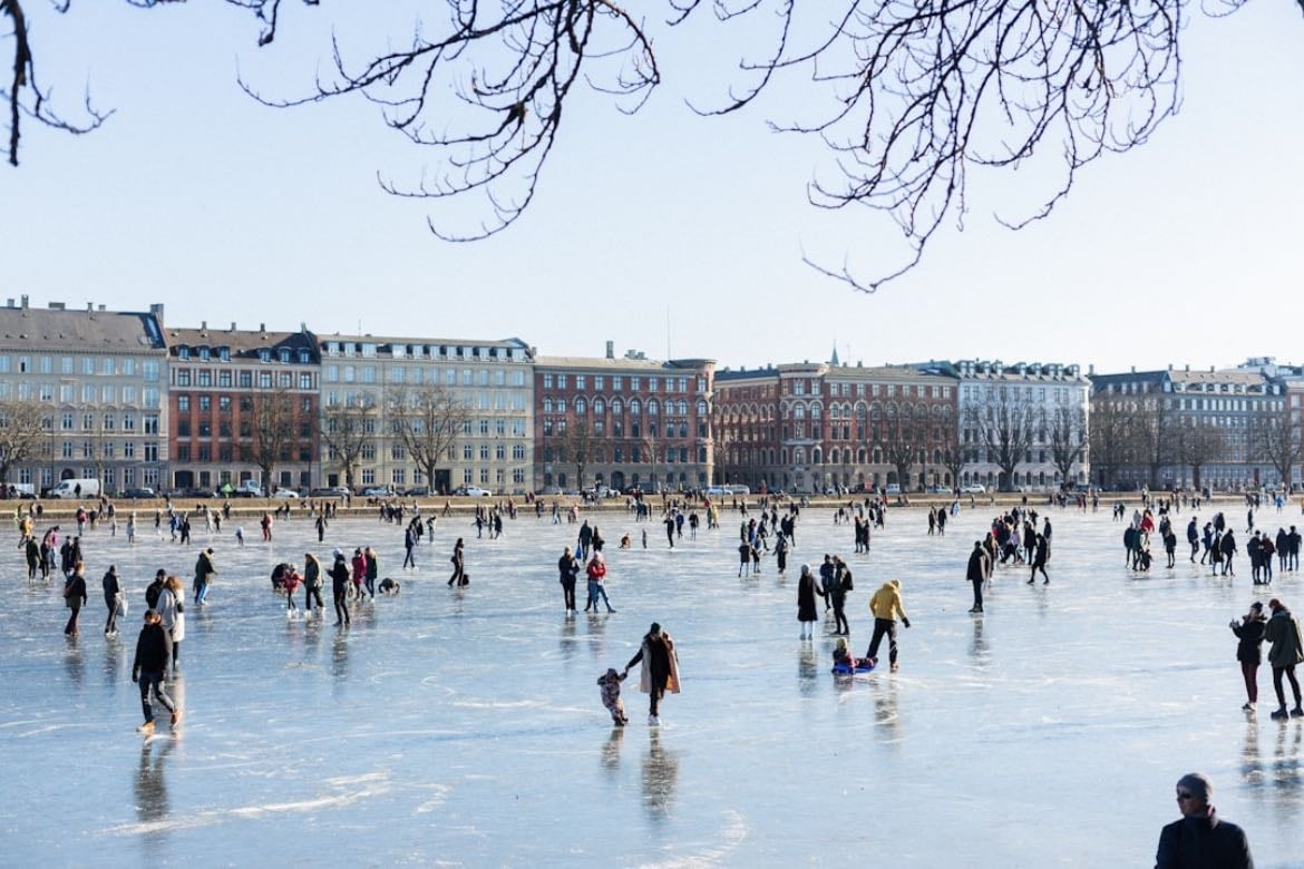 Ice skating