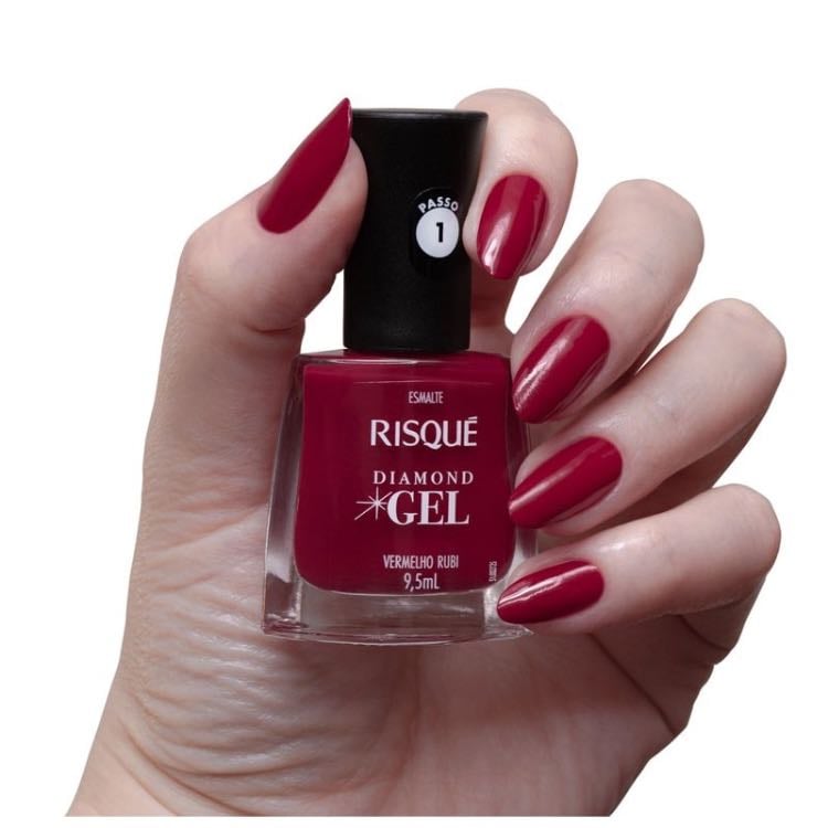 Vermelho rubi - Risqué Gel - cremoso