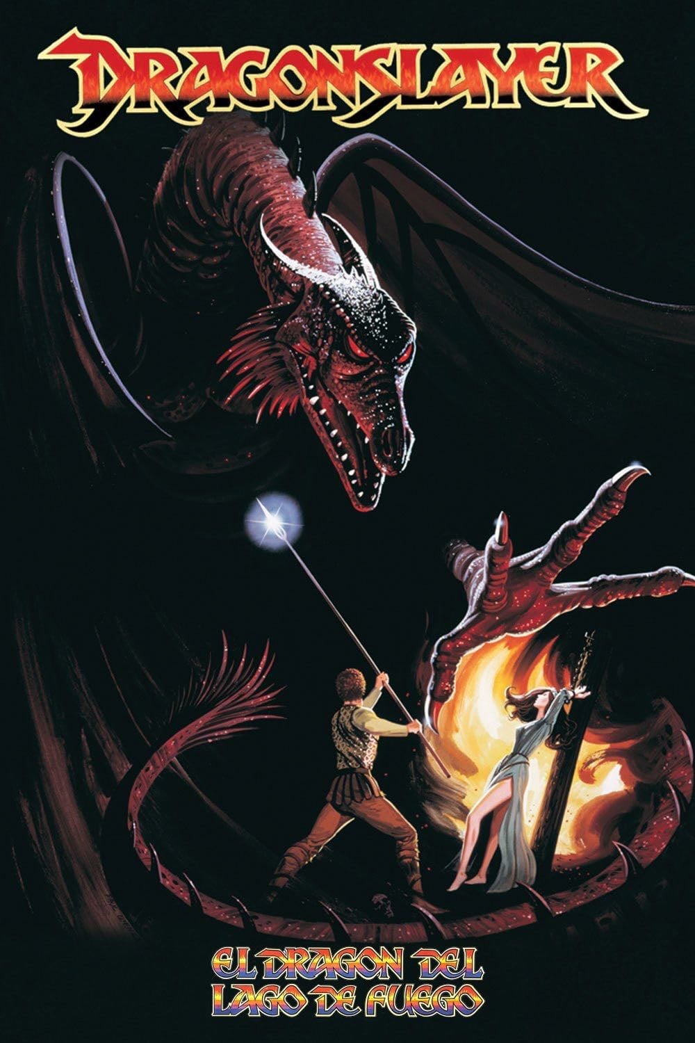 El dragón del lago de fuego - Matthew Robbins · 1981