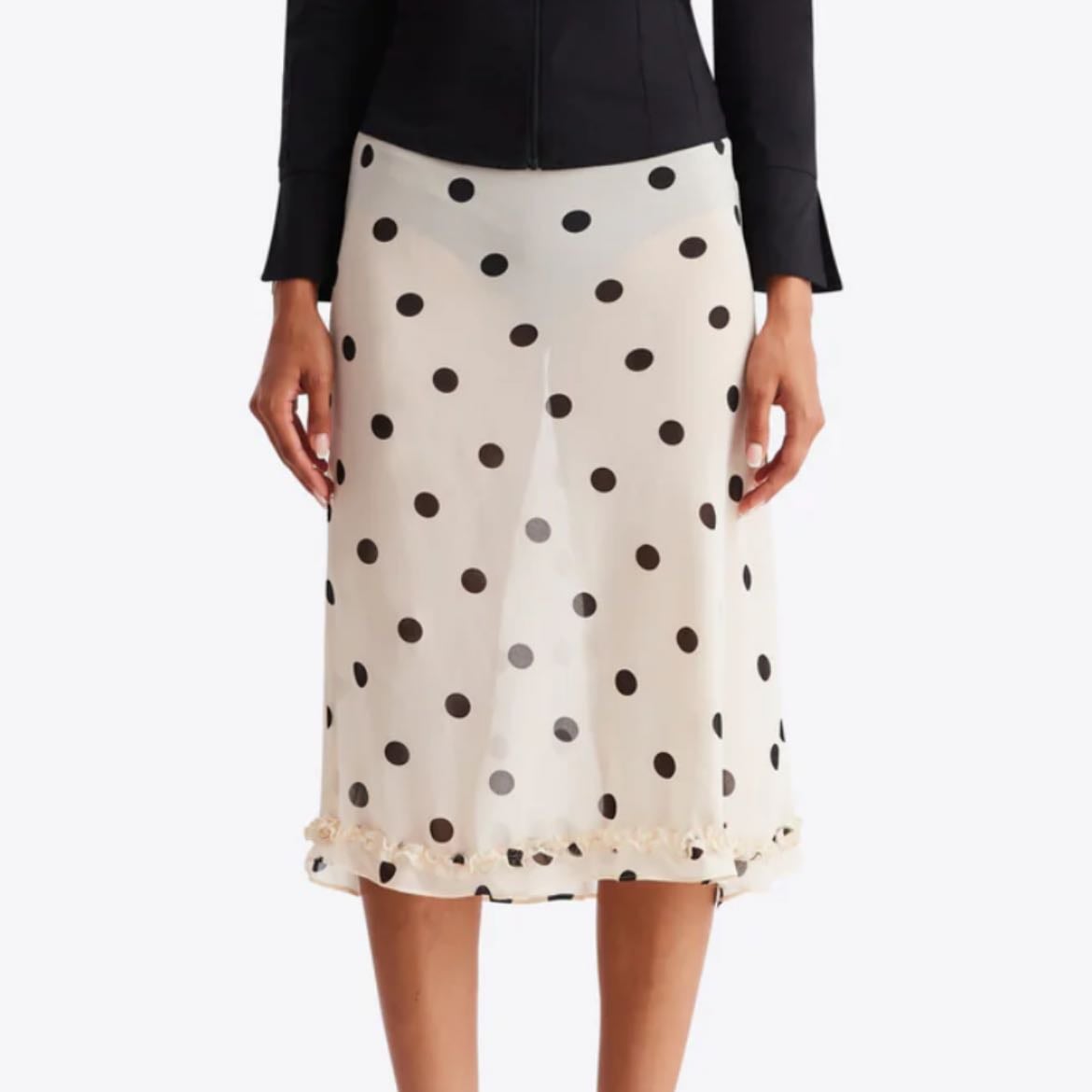 susa musa polka dot skirt
