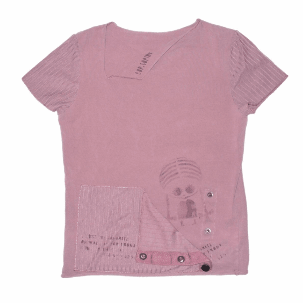 cop copine pink top