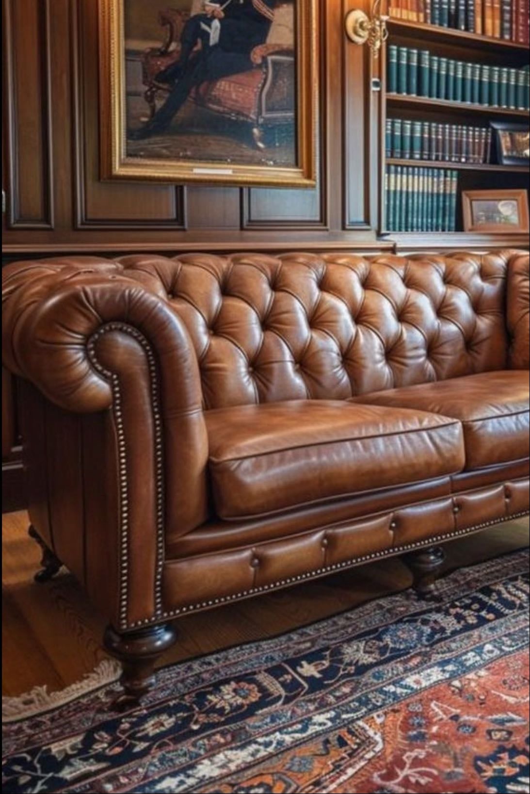English Chesterfield sofa