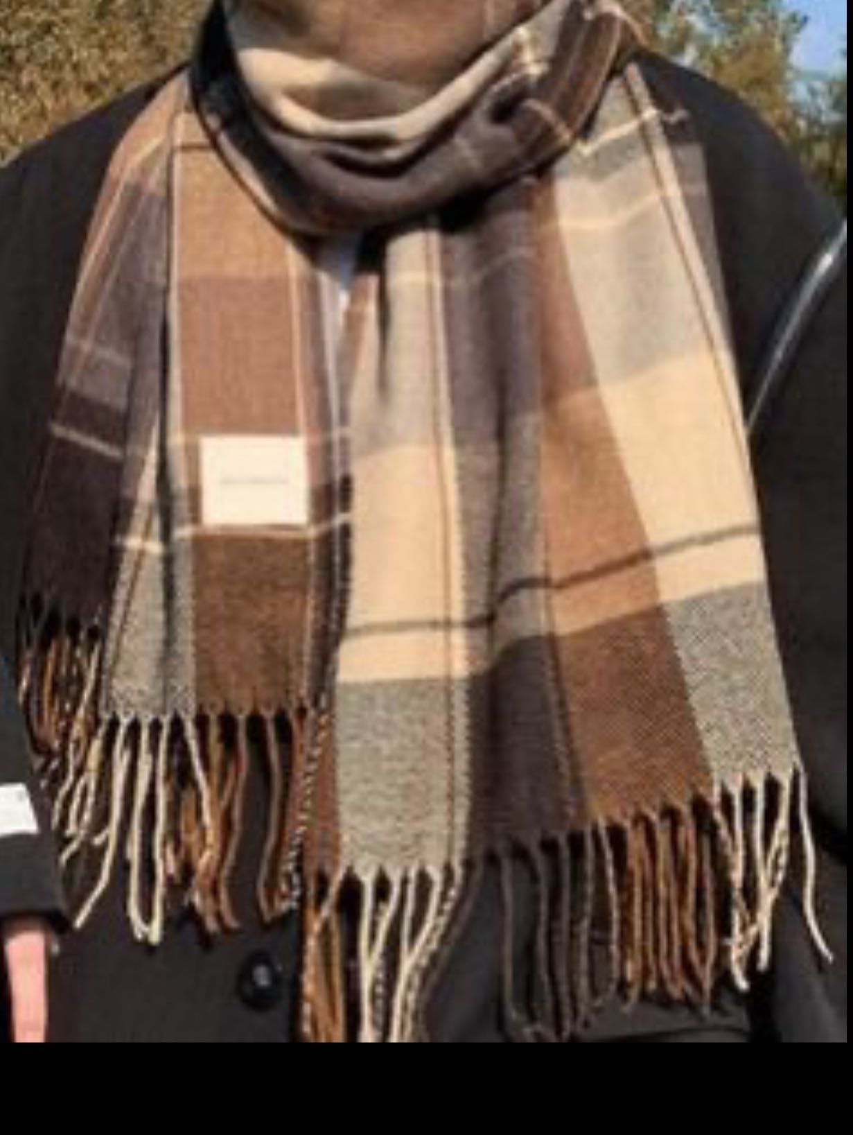 Plaid scarves