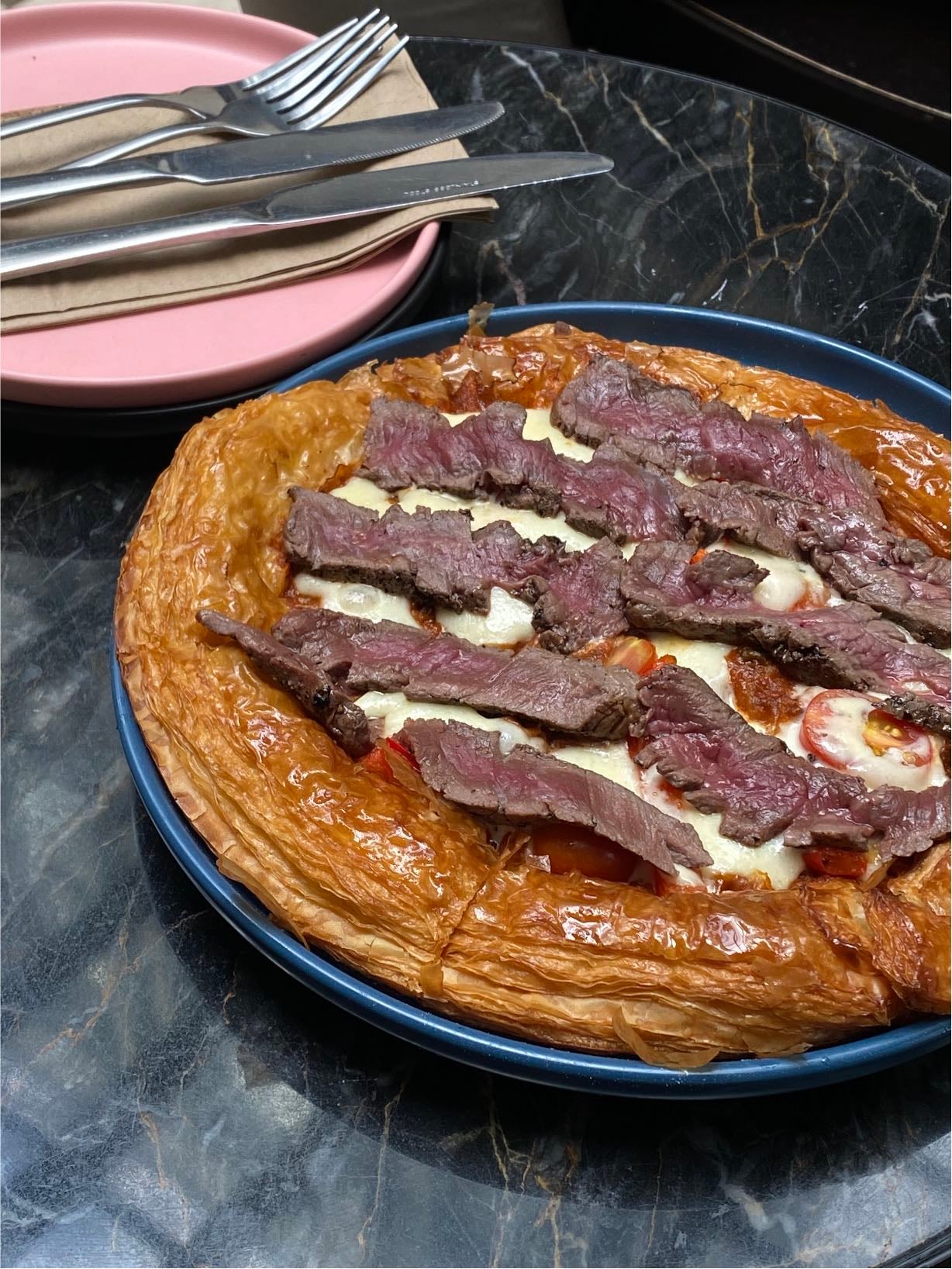 Christine's Bakery, Publika - Wagyu Pastries Pizza!!
