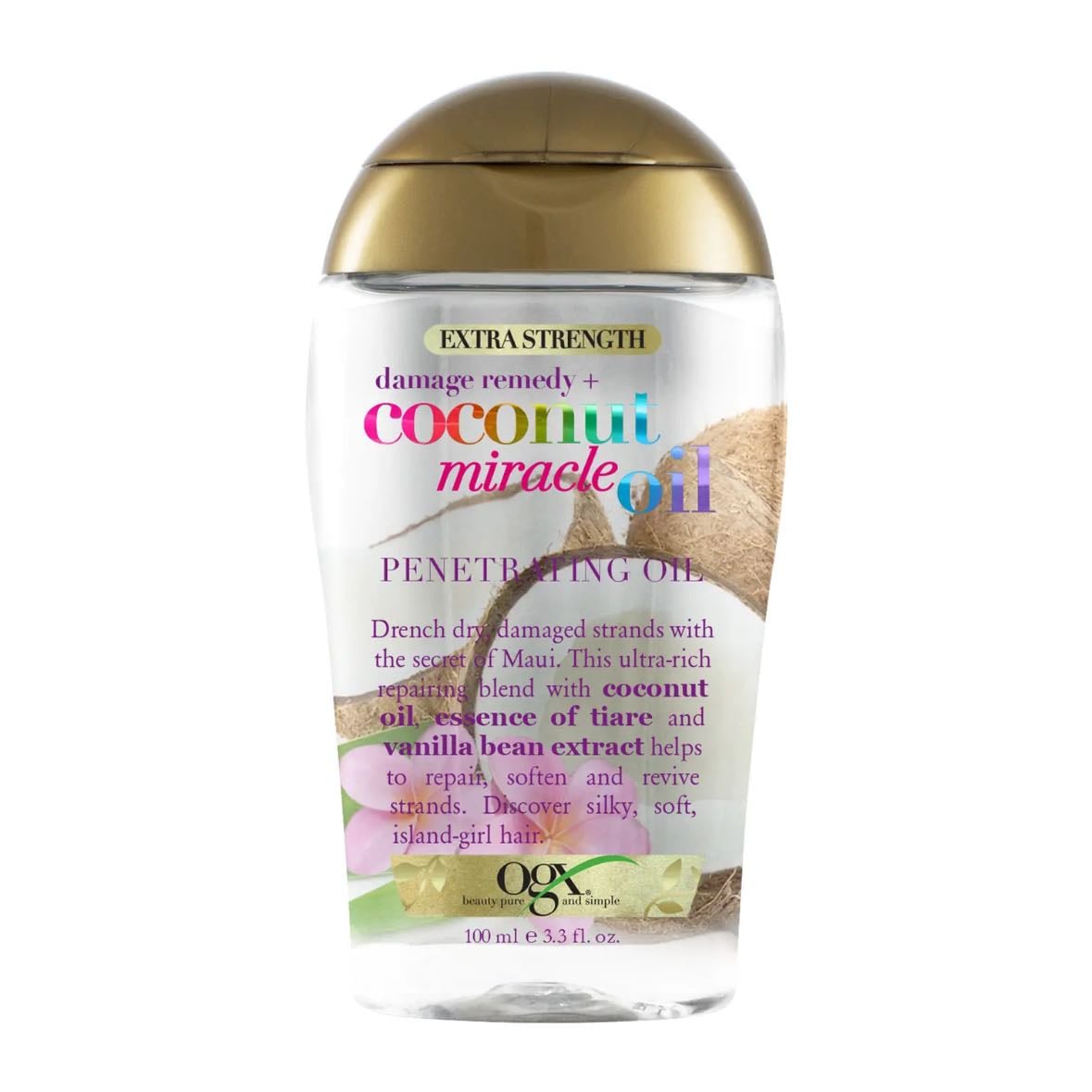 Ogx coconut oil - 30 minutes min