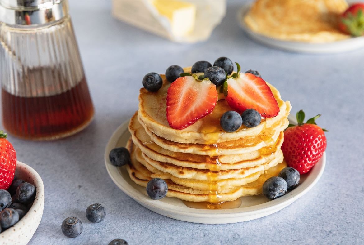 Pancakes - Sabores: manzana, banana, chips de choco