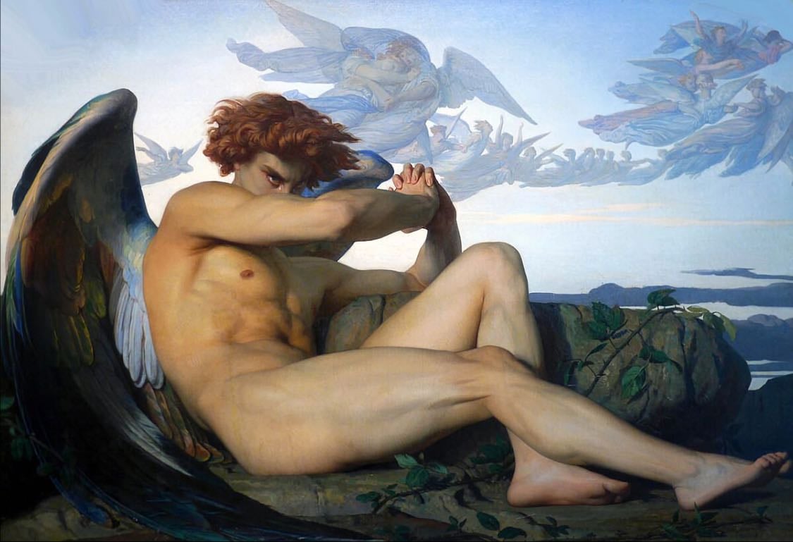 The Fallen angel - Alexandre Cabanel, 1847