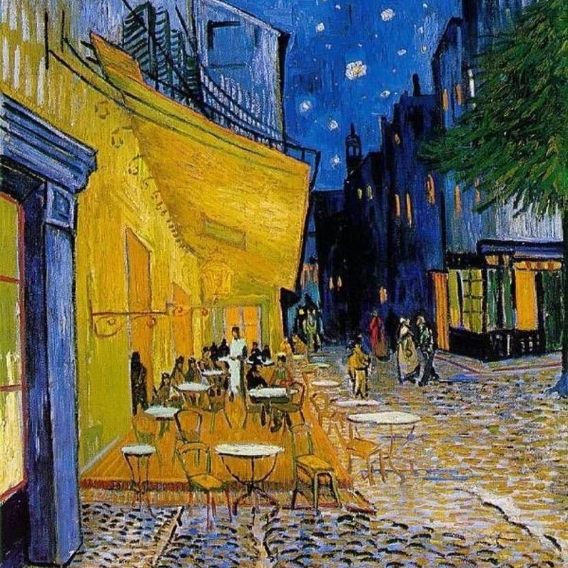 Cafe terrace at night - Vincent Van Gogh