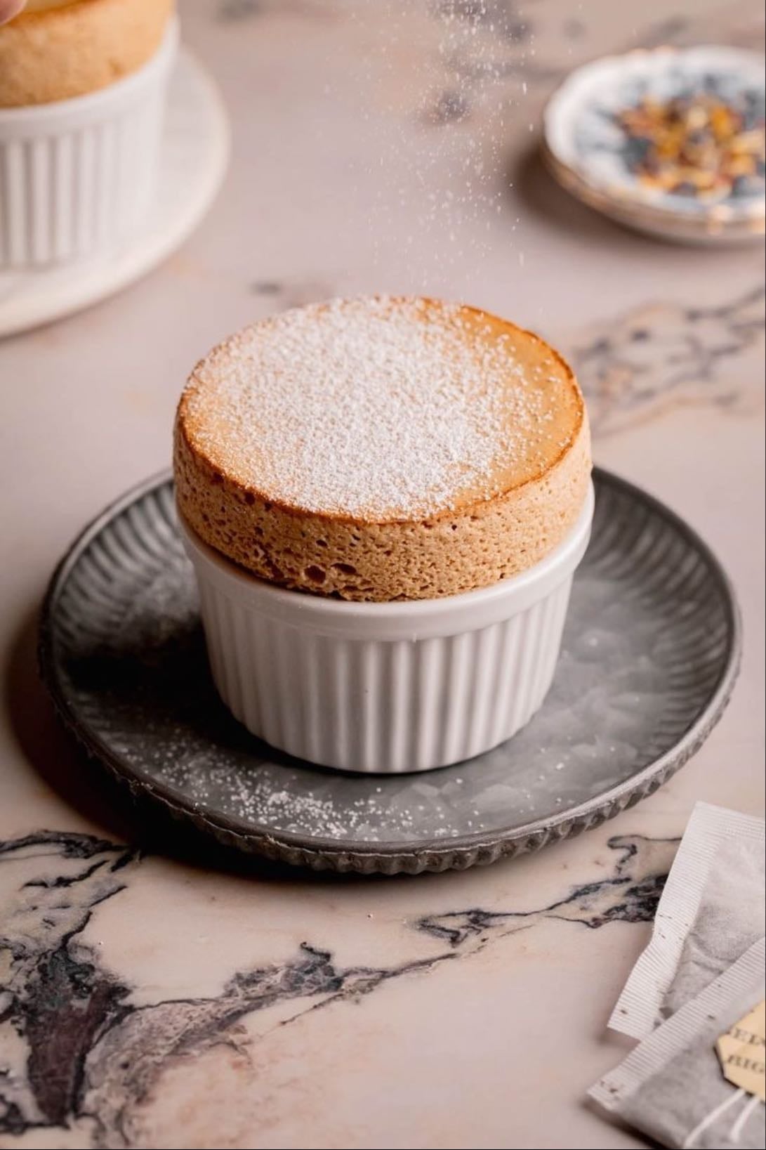Soufflé - 100 kcal| Proteína 14 g| Carbs 3 g| Fat 0.5 g