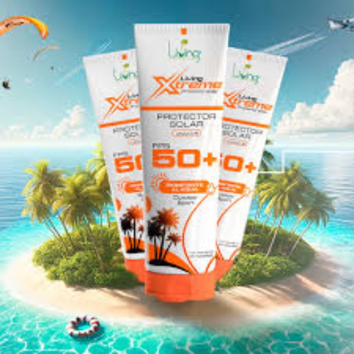 Protector solar - A prueba de agua living