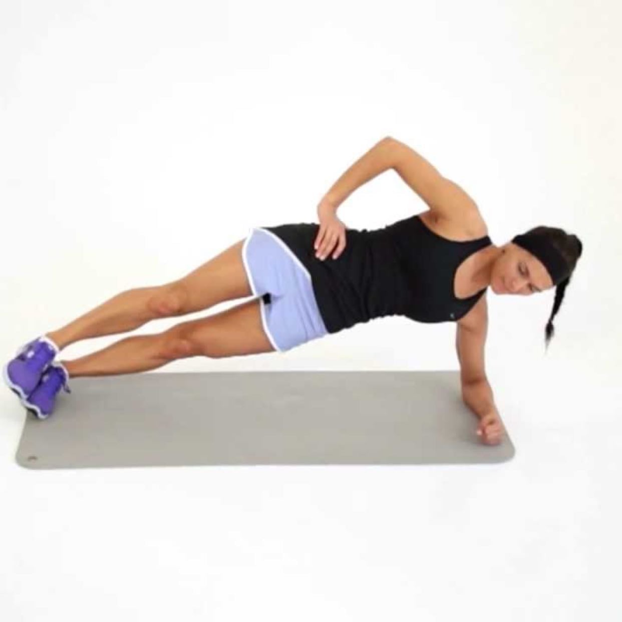 Plancha Oblicua - 30sg de cada lado por 4 repeticiones
