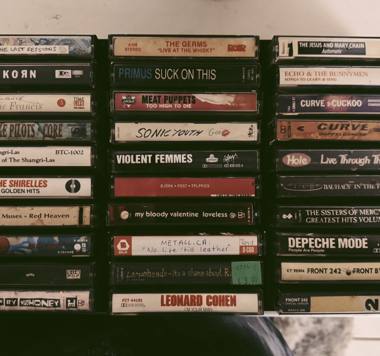 My cassette tapes