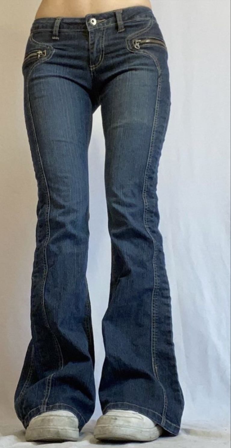 Demin flared jeans