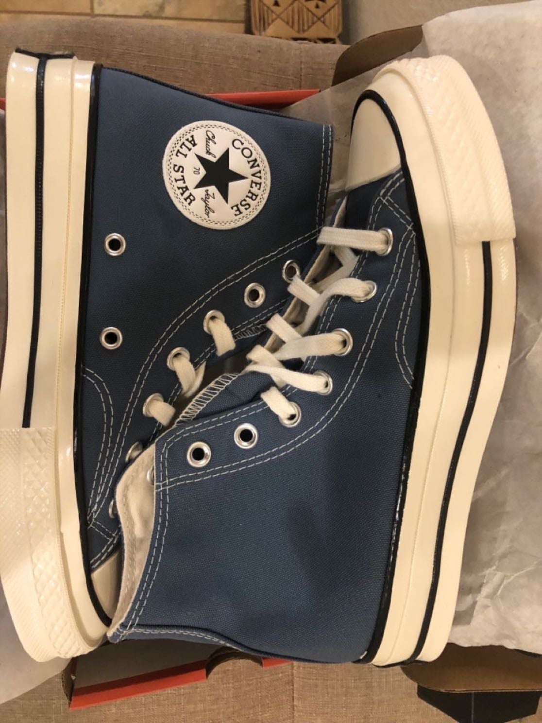Blue converse